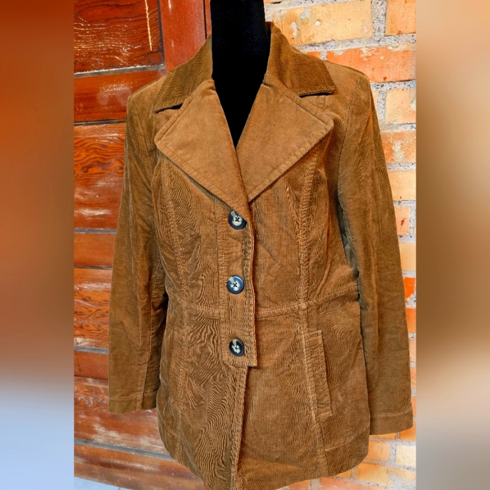 CAbi Brown Corduroy Blazer